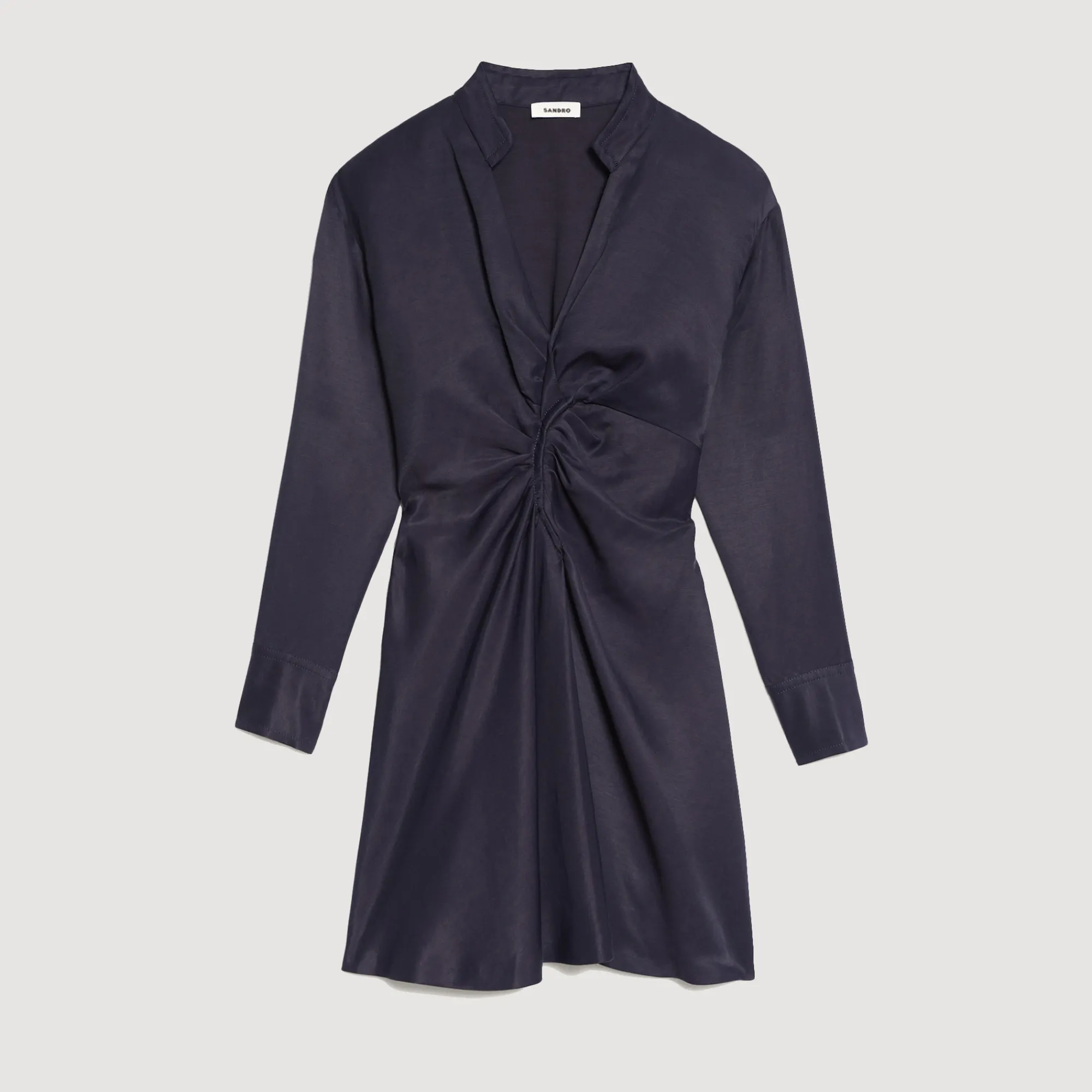 Abito Corto A Maniche Lunghe>Sandro Paris Store