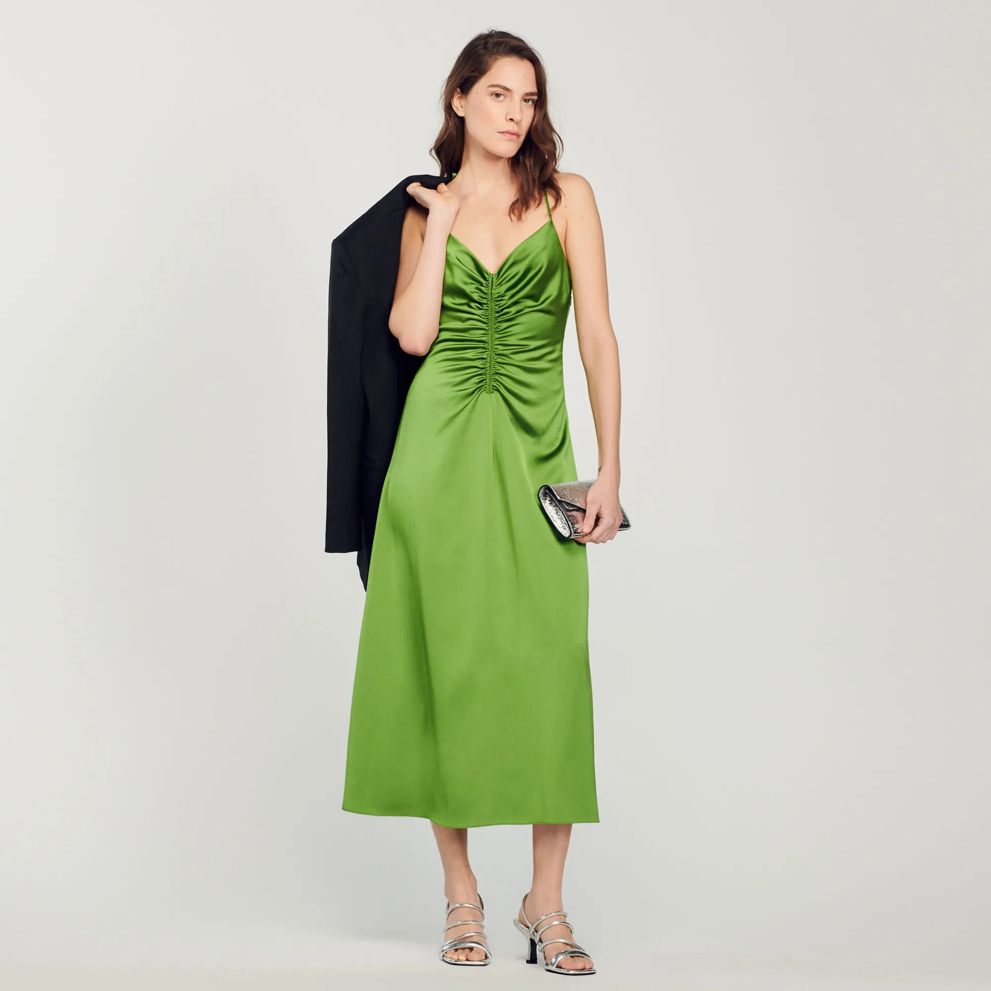Abito Lungo Fluido>Sandro Paris Clearance