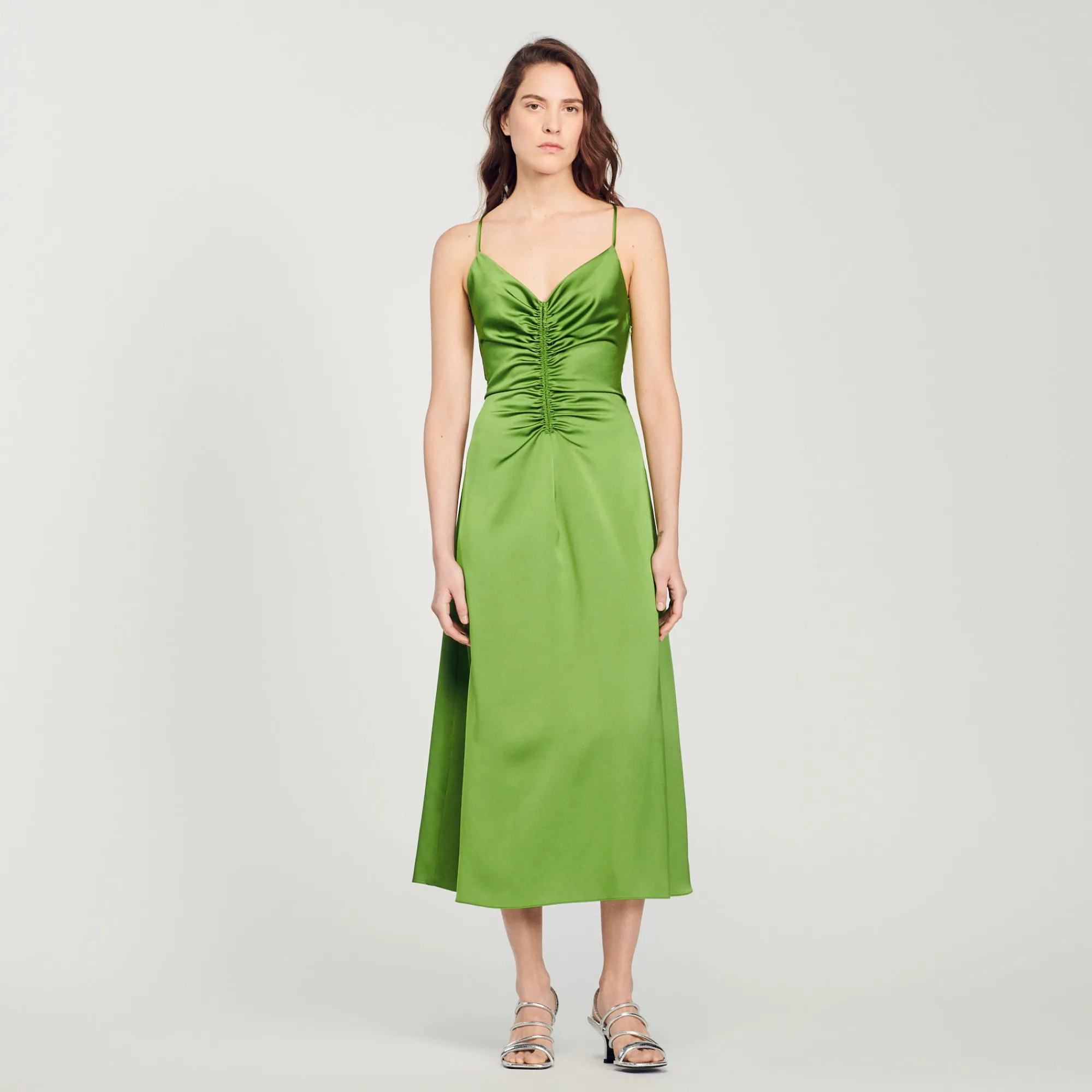 Abito Lungo Fluido>Sandro Paris Clearance
