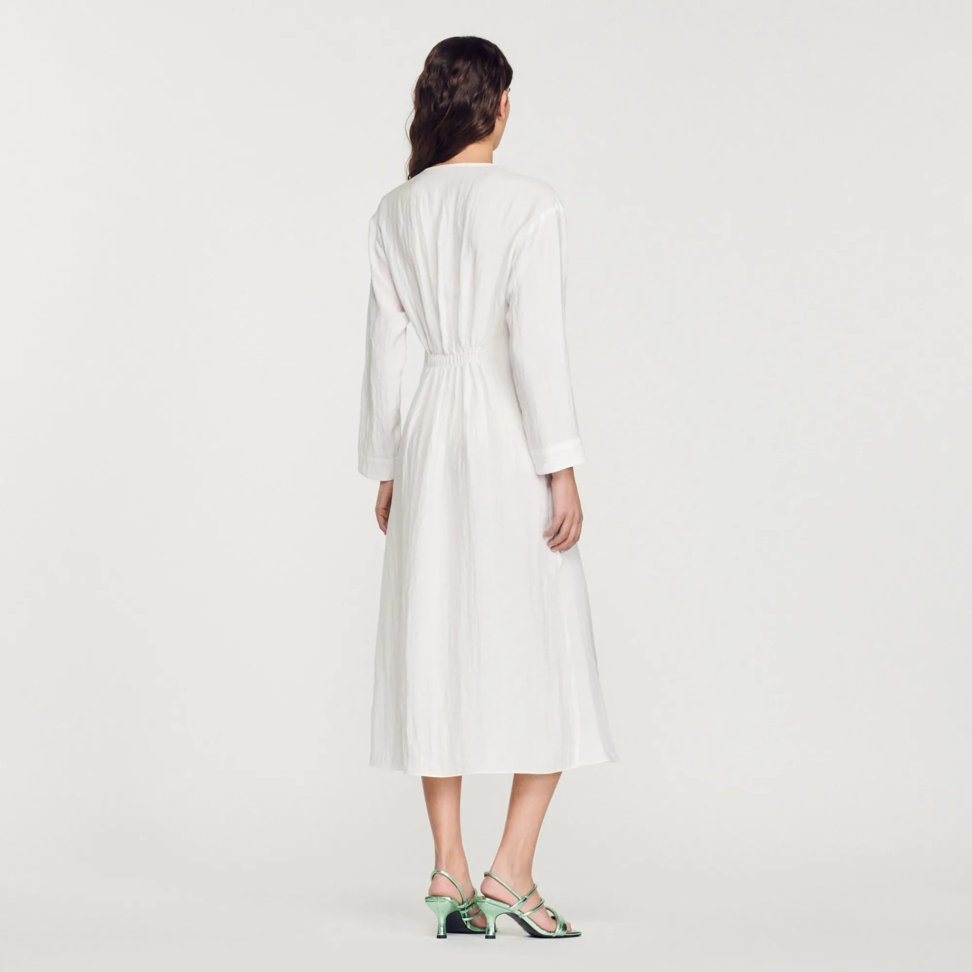Abito Lungo Fluido>Sandro Paris Flash Sale