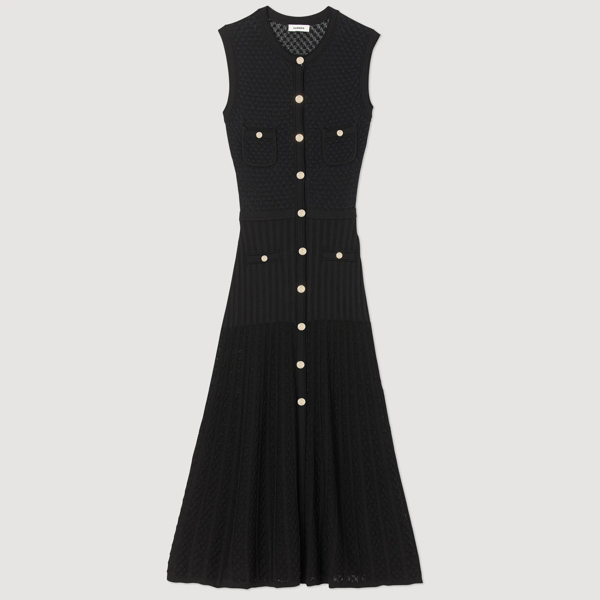 Abito Lungo In Maglia>Sandro Paris Best Sale