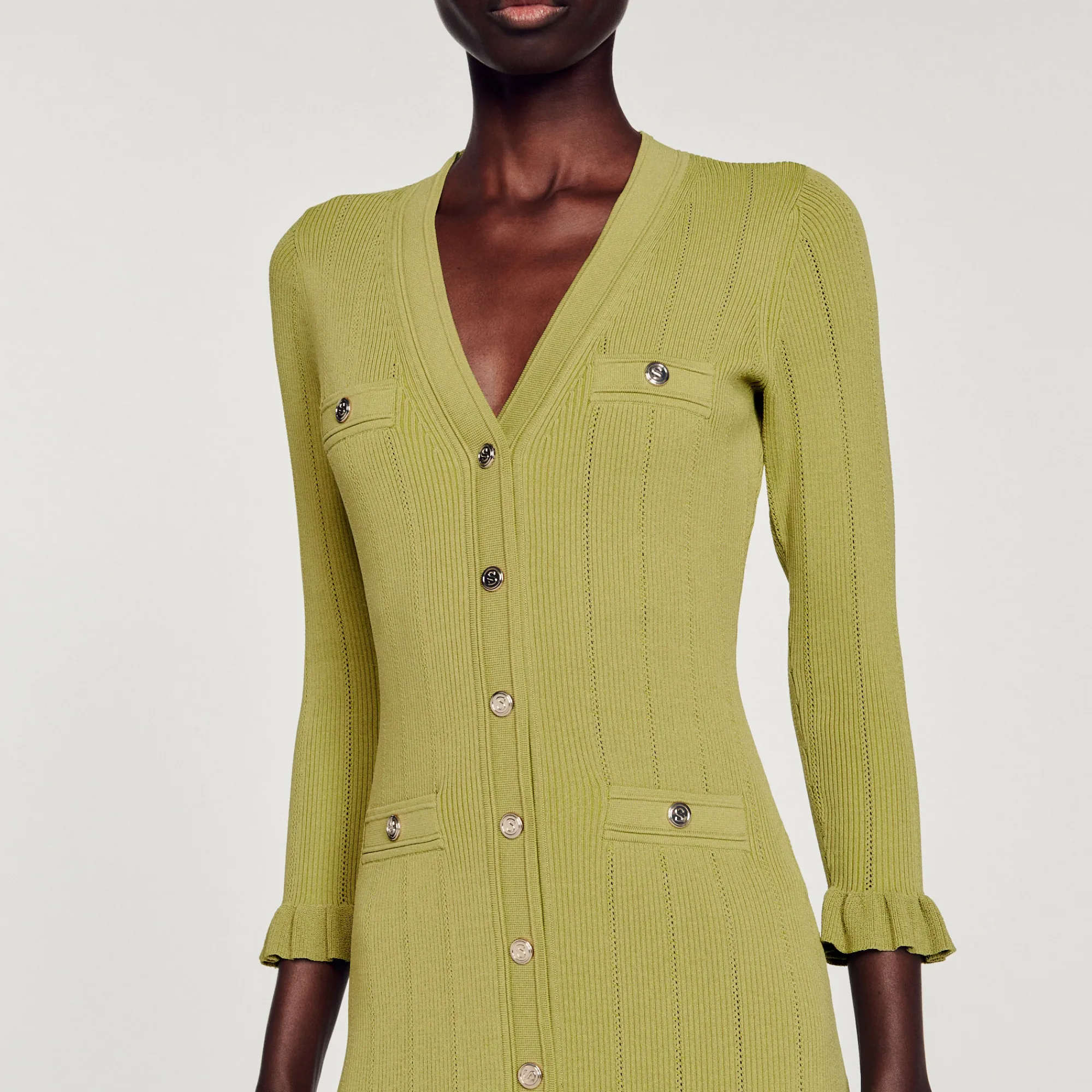 Abito Lungo In Maglia>Sandro Paris Cheap