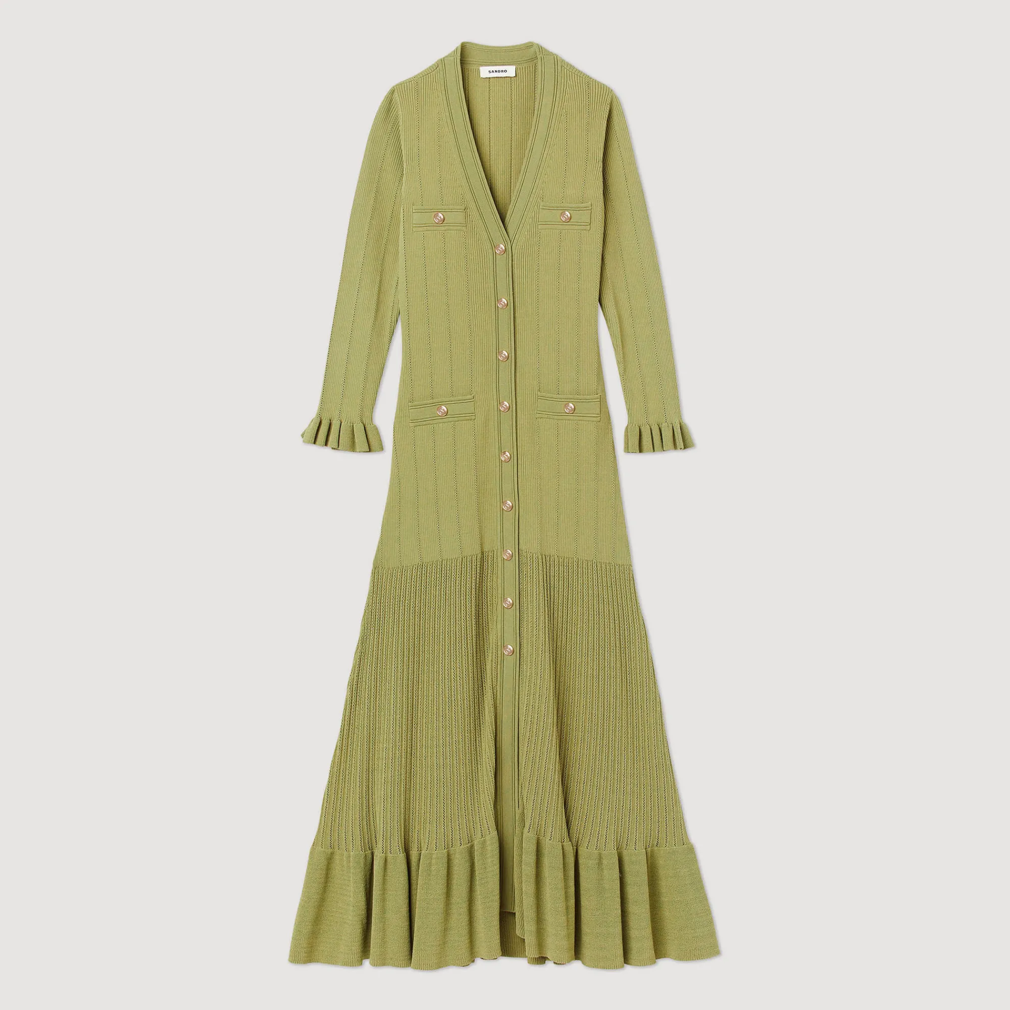 Abito Lungo In Maglia>Sandro Paris Cheap