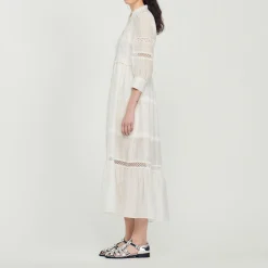 Abito Lungo In Pizzo><noscript><img width=