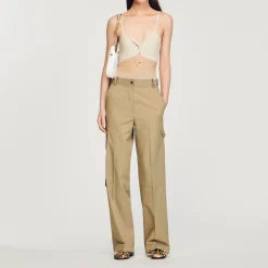 Body In Maglia Metallizzata>Sandro Paris Best Sale