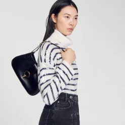 Borsa Baguette In Pelle Certificata><noscript><img width=