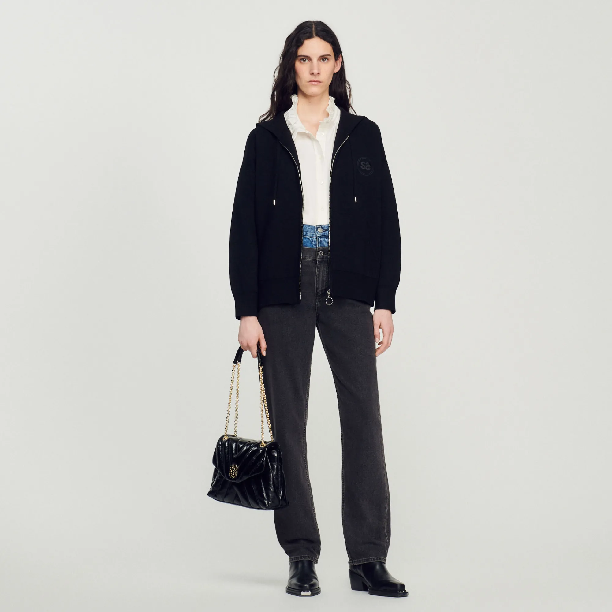 Borsa Mila In Pelle Matelasse>Sandro Paris Sale