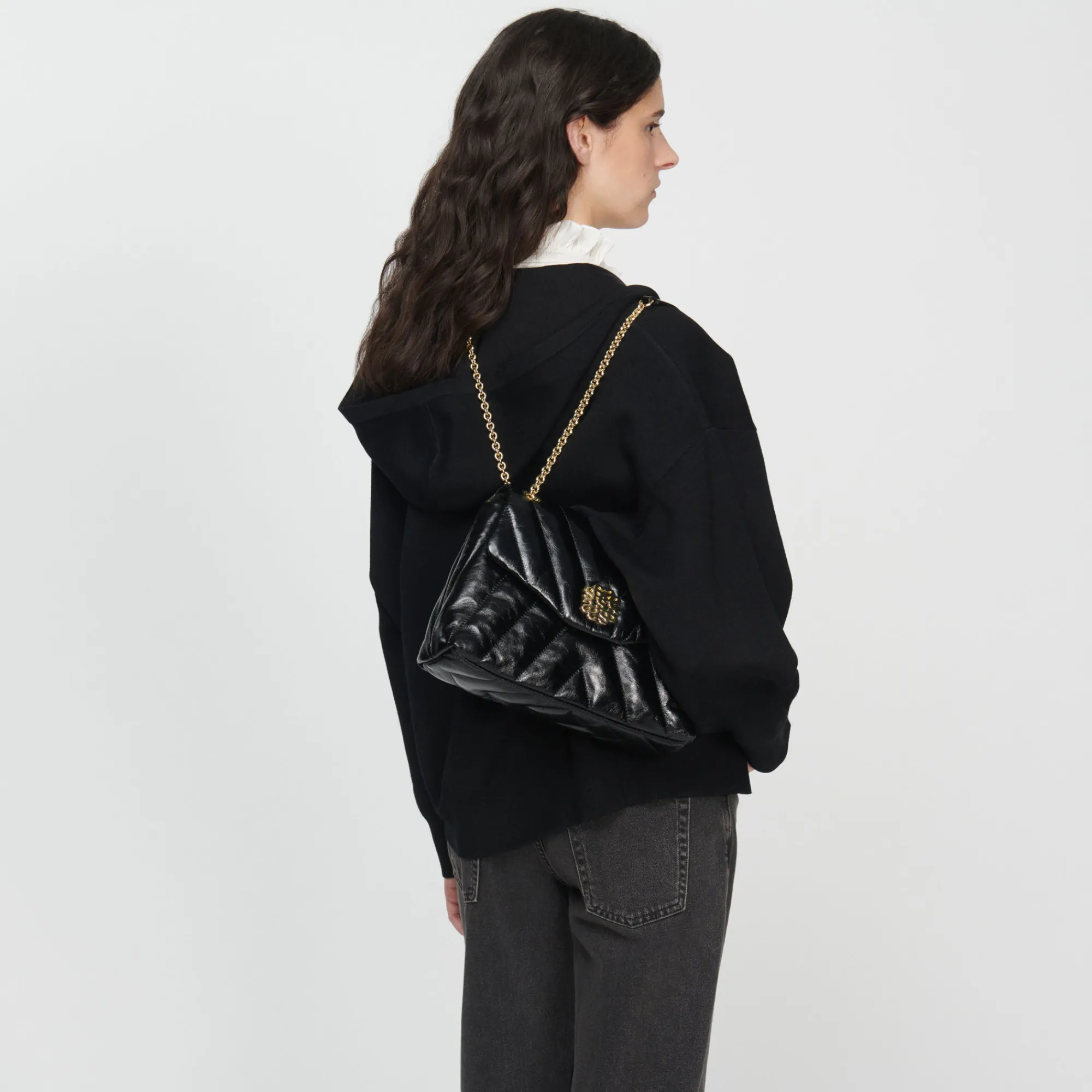 Borsa Mila In Pelle Matelasse>Sandro Paris Sale