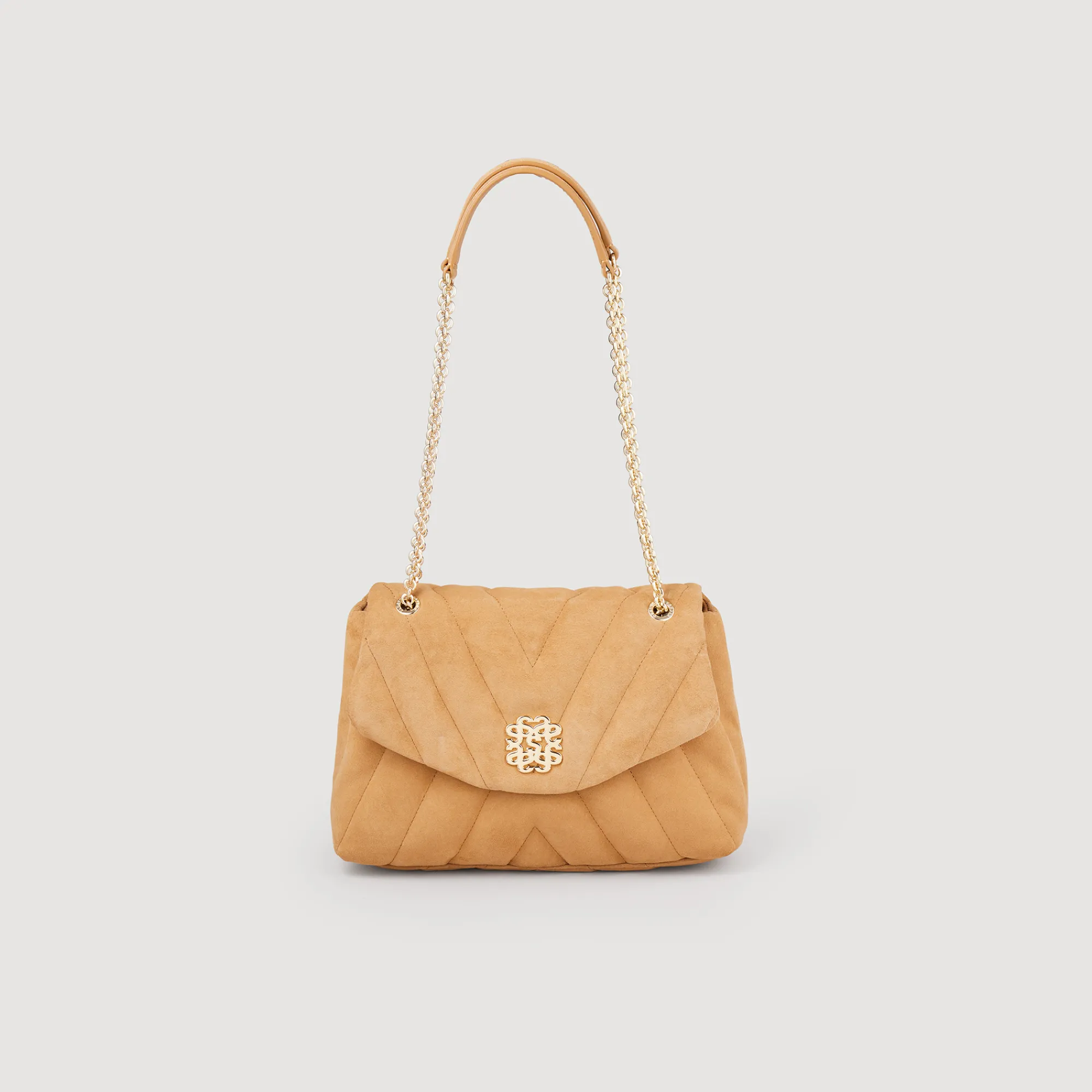 Borsa Mila Pelle Scamosciata Matelasse>Sandro Paris Cheap