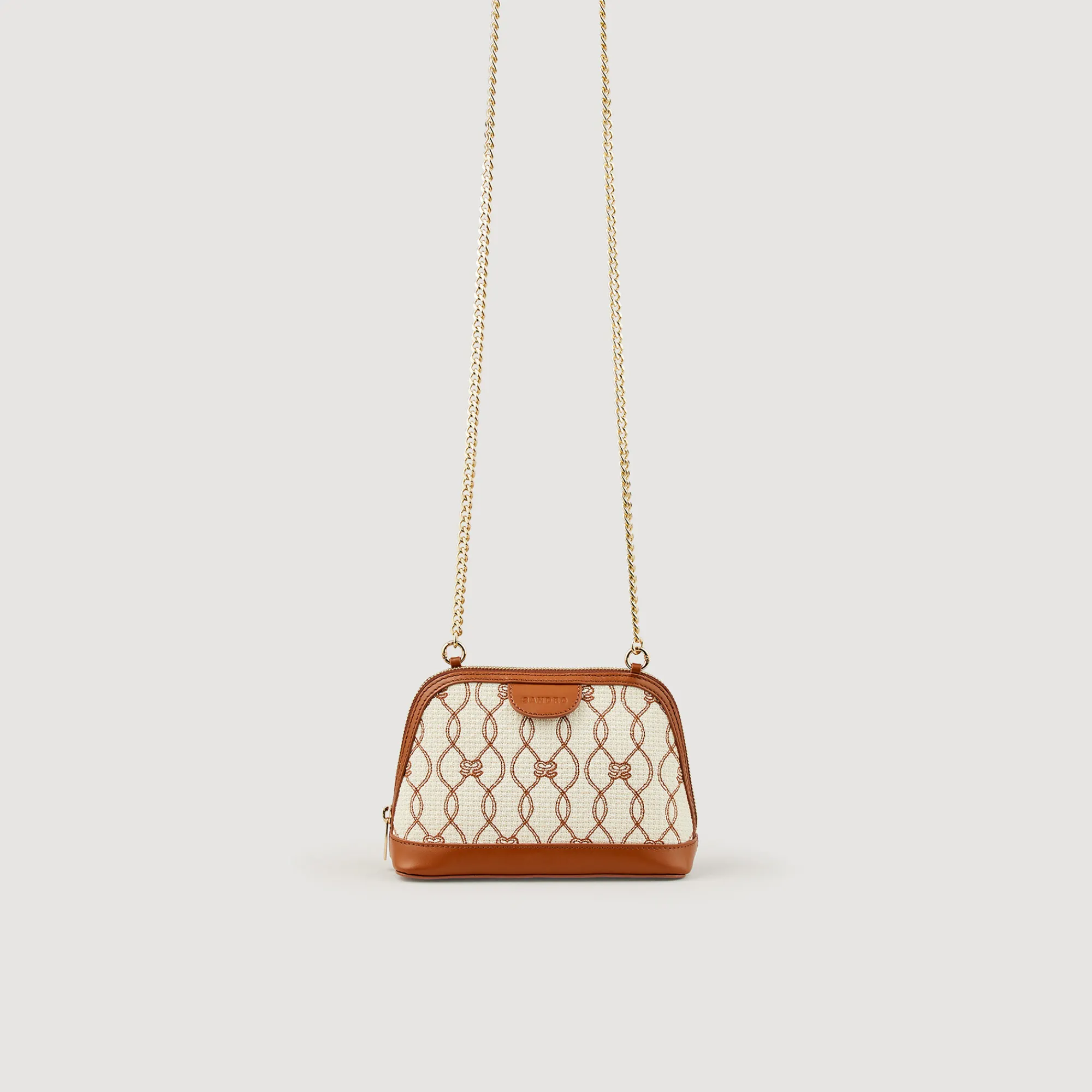 Borsa Rittah In Tessuto Monogramma>Sandro Paris Best Sale
