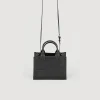 Borsa Shopping Piccola Pelle Certificata>Sandro Paris Outlet