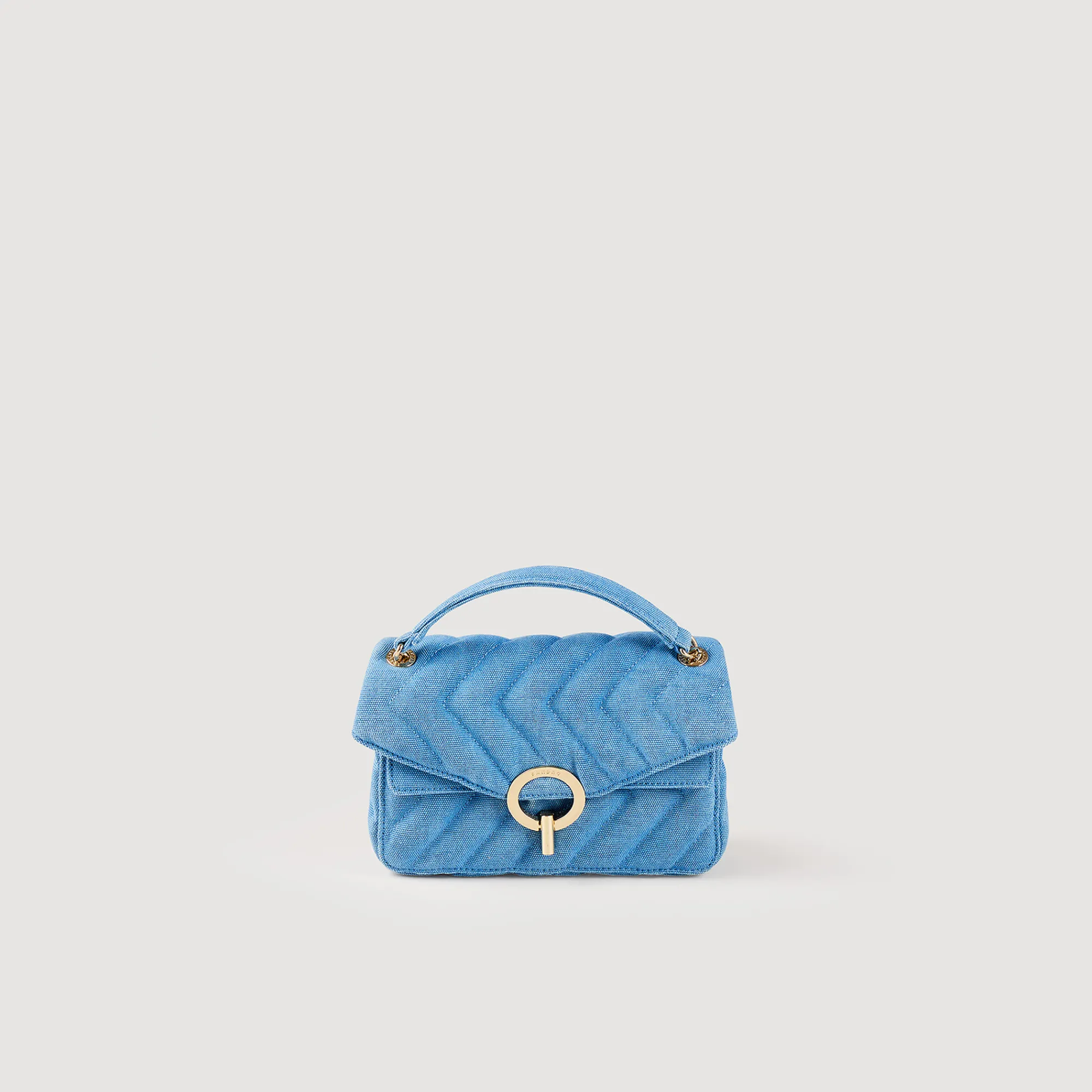 Borsa Yza In Tela Canvas>Sandro Paris Clearance