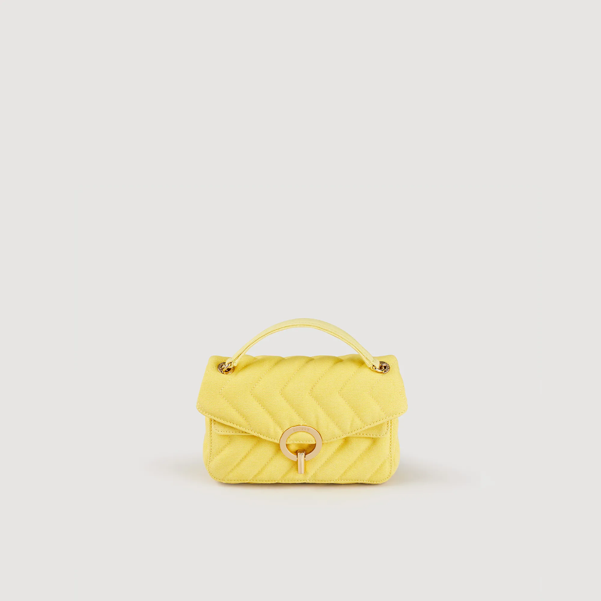 Borsa Yza In Tela Canvas>Sandro Paris Shop