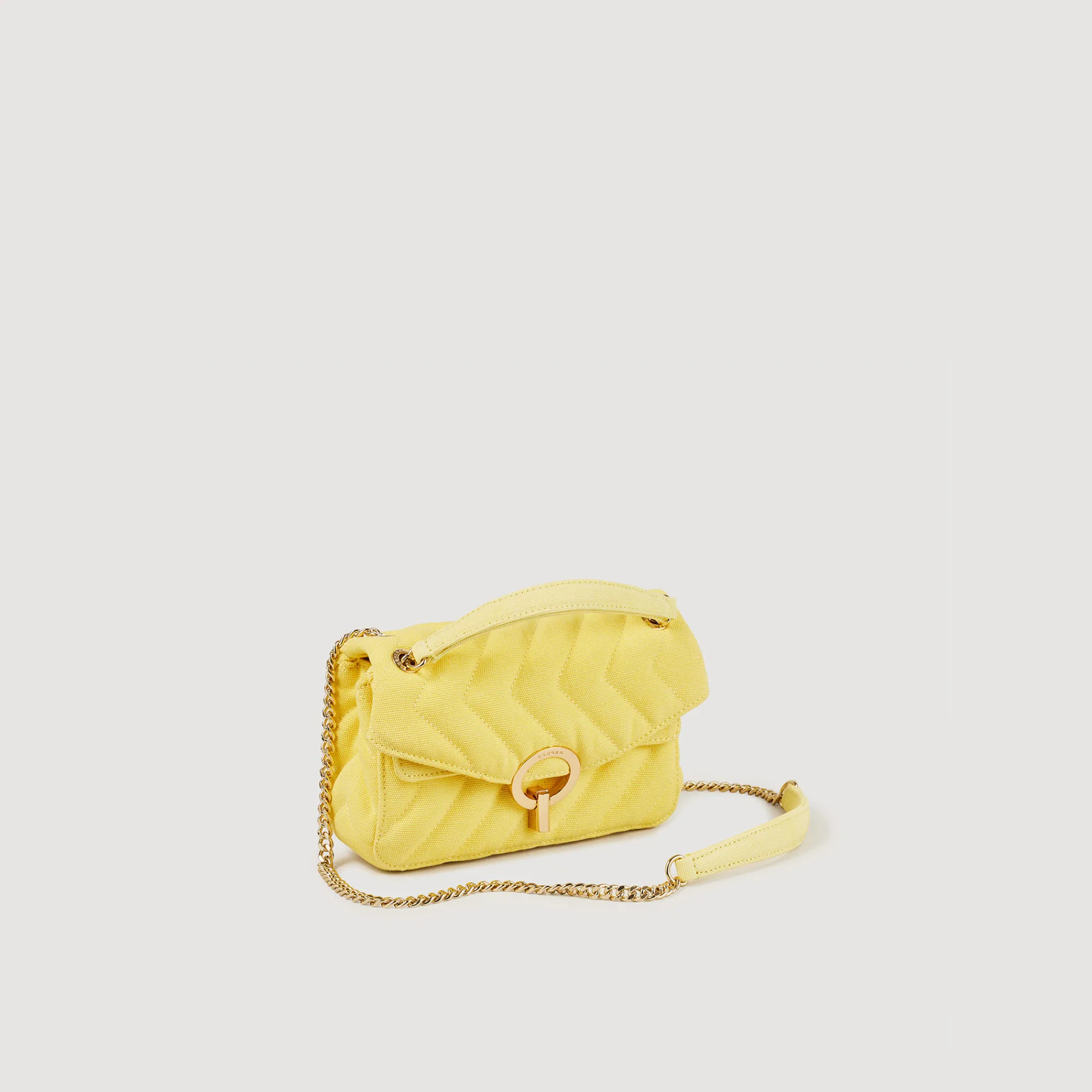 Borsa Yza In Tela Canvas>Sandro Paris Shop