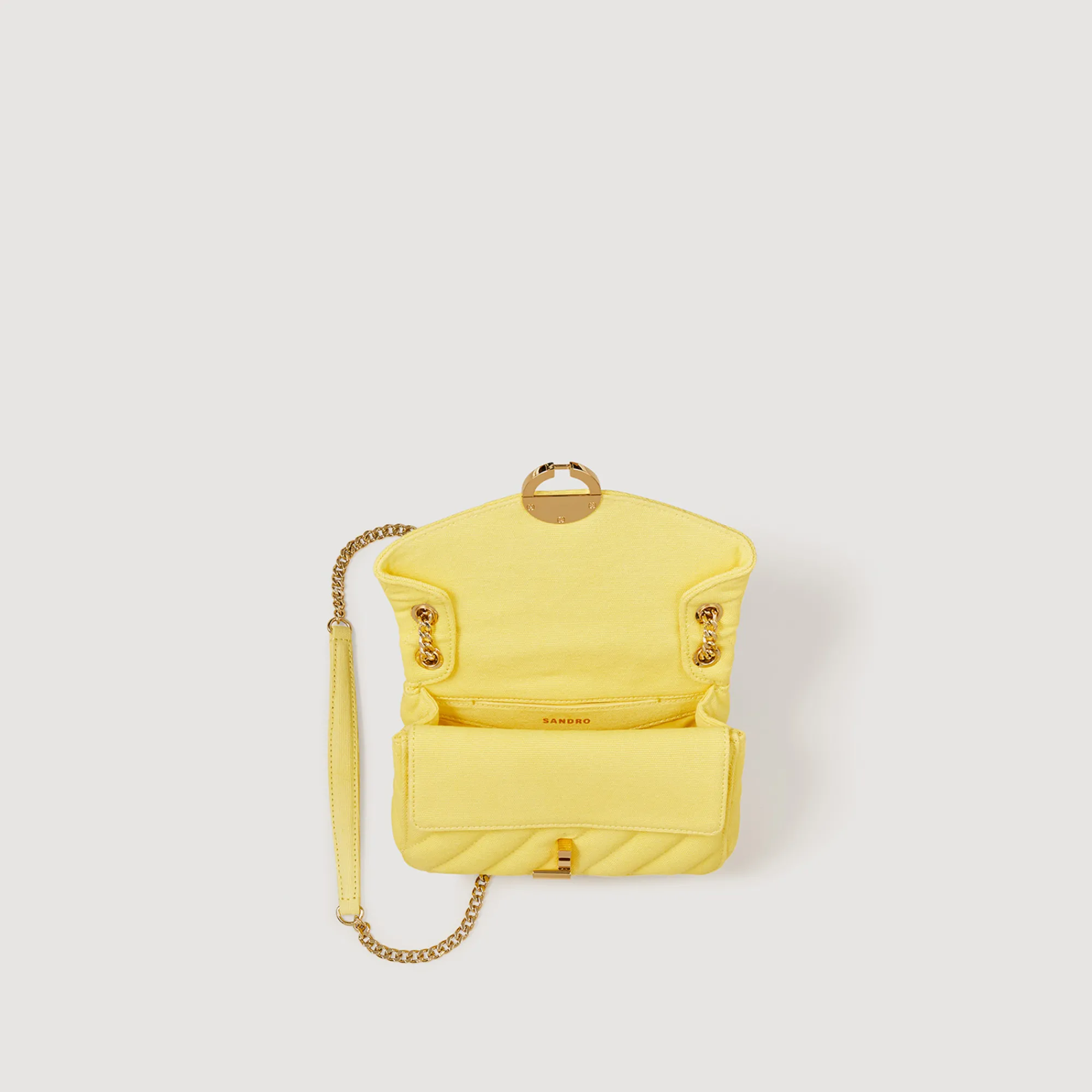 Borsa Yza In Tela Canvas>Sandro Paris Shop