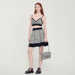 Borsa Yza In Tweed>Sandro Paris Flash Sale