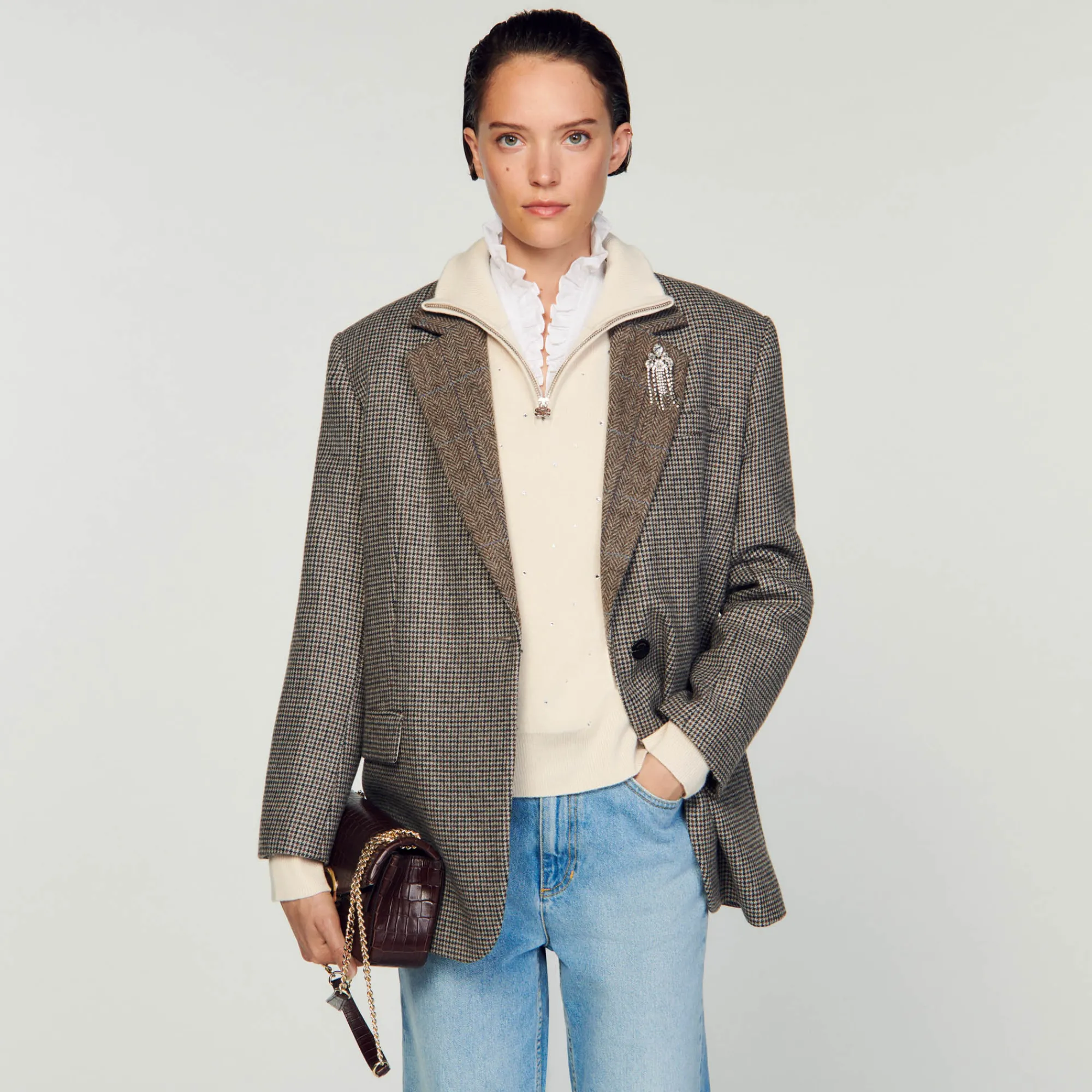 Borsa Yza Piccola>Sandro Paris Clearance