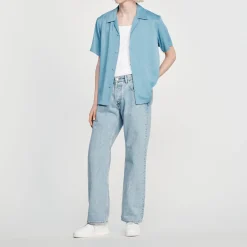 Camicia A Maniche Corte>Sandro Paris Best Sale