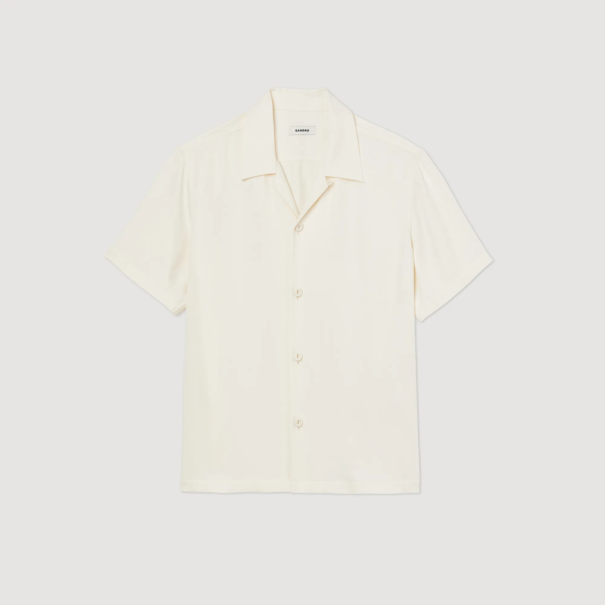 Camicia A Maniche Corte>Sandro Paris Shop
