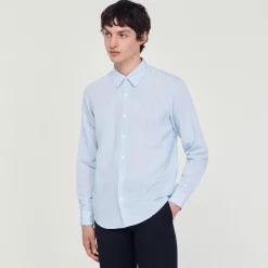 Camicia A Righe><noscript><img width=