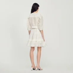 Camicia Con Colletto In Pizzo><noscript><img width=
