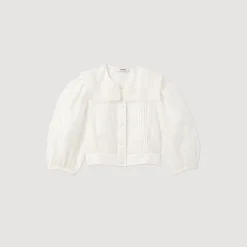 Camicia Con Colletto In Pizzo><noscript><img width=