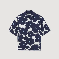 Camicia Con Stampa Floreale><noscript><img width=