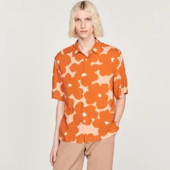 Camicia Con Stampa Floreale><noscript><img width=