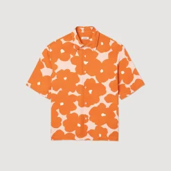 Camicia Con Stampa Floreale><noscript><img width=