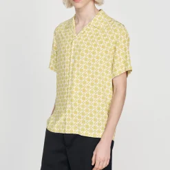 Camicia Fluida A Maniche Corte><noscript><img width=