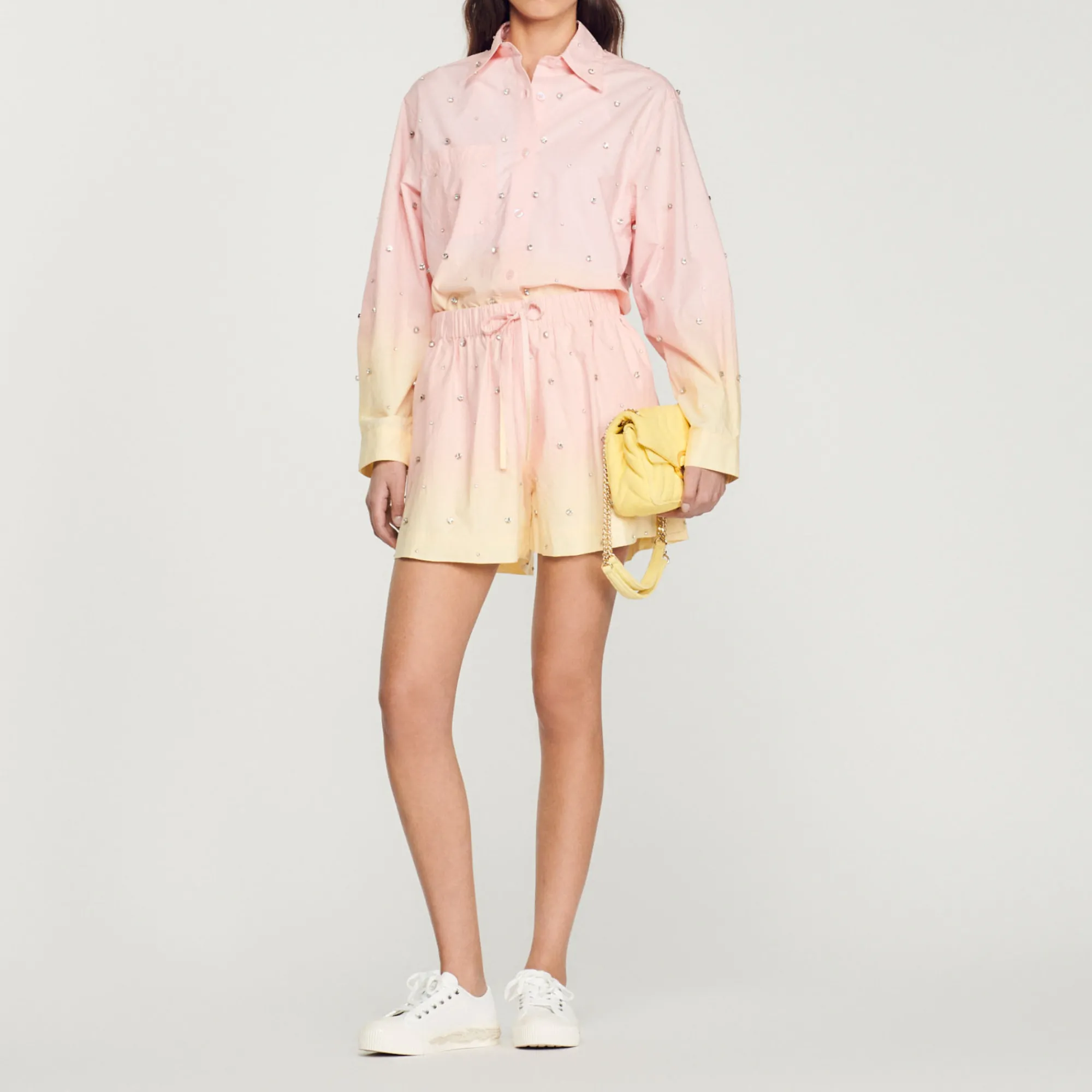 Camicia Larga Tie Dye>Sandro Paris Hot
