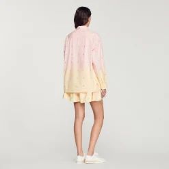 Camicia Larga Tie Dye><noscript><img width=