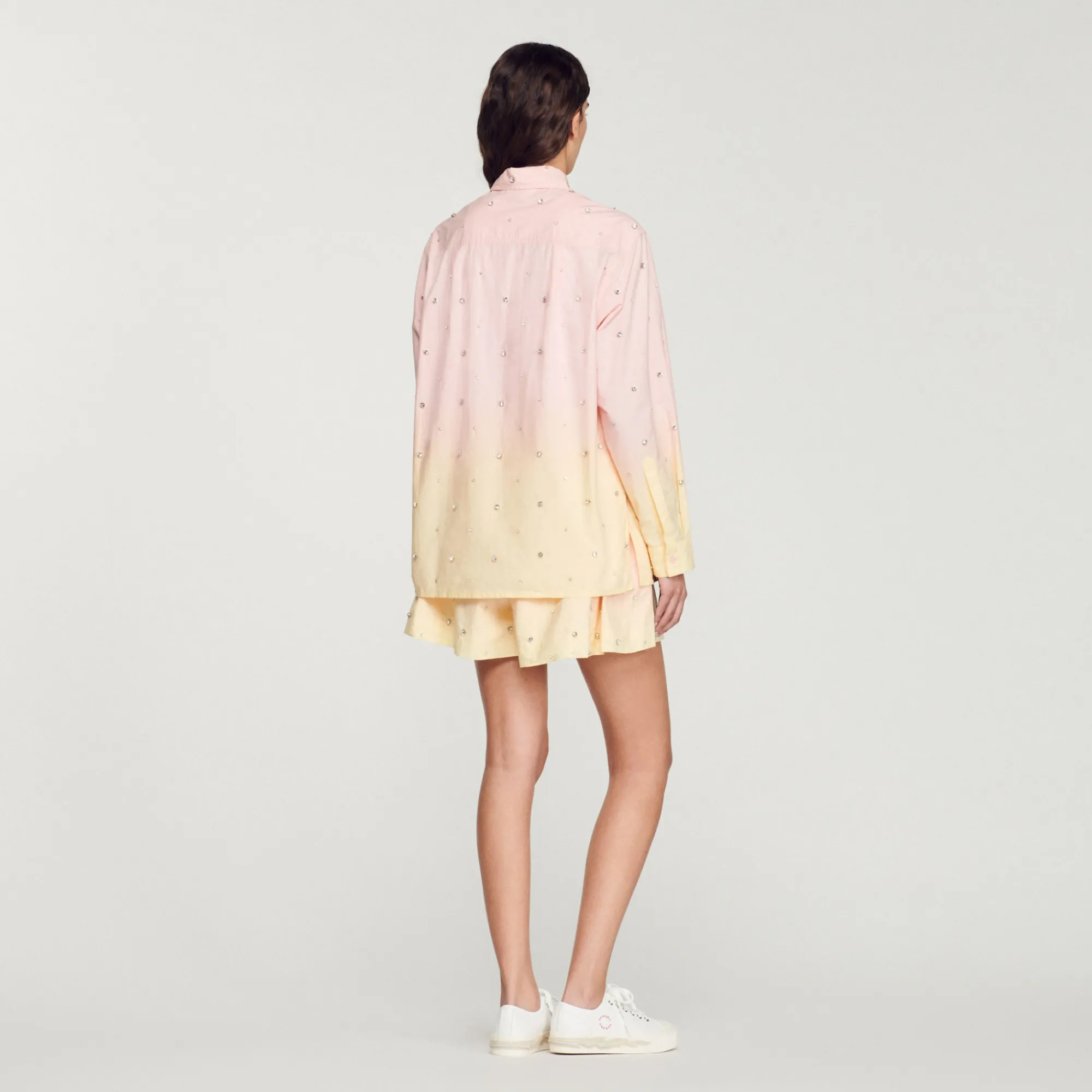 Camicia Larga Tie Dye>Sandro Paris Hot