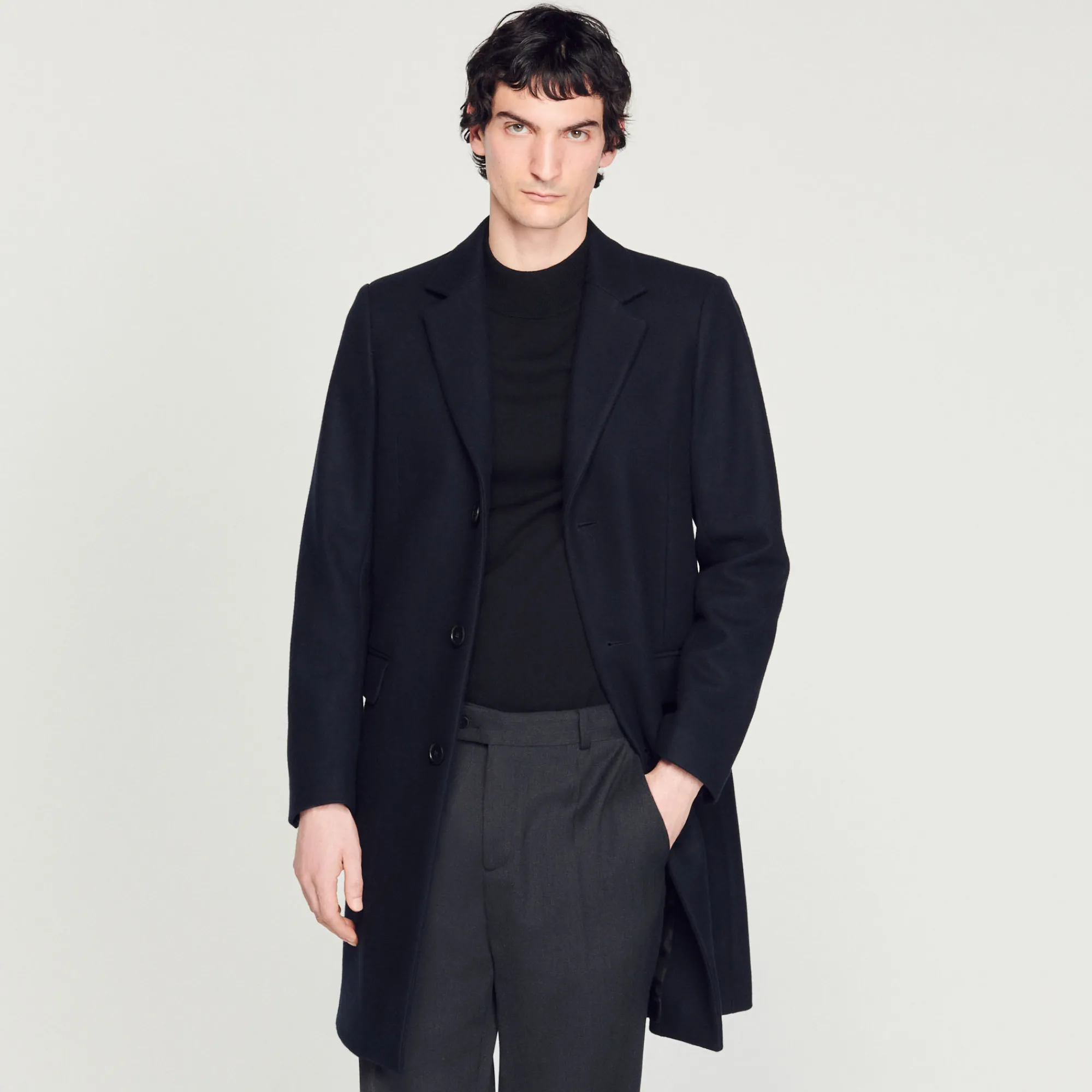Cappotto In Lana>Sandro Paris Online