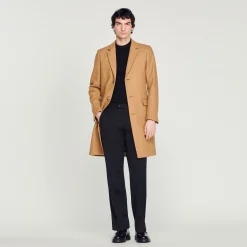 Cappotto In Lana>Sandro Paris Discount