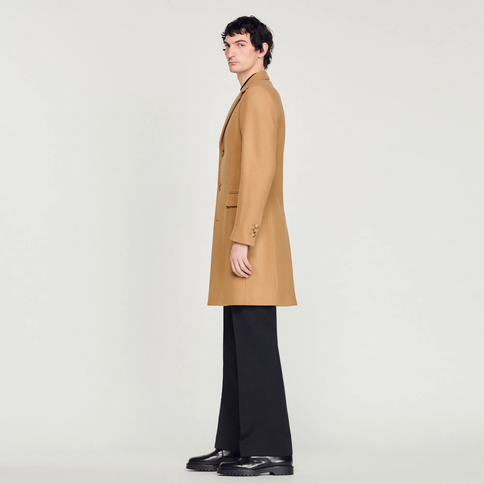 Cappotto In Lana>Sandro Paris Discount