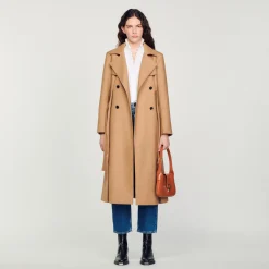 Cappotto Lungo Stile Trench>Sandro Paris Hot