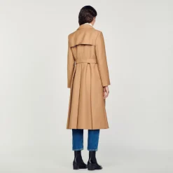 Cappotto Lungo Stile Trench><noscript><img width=