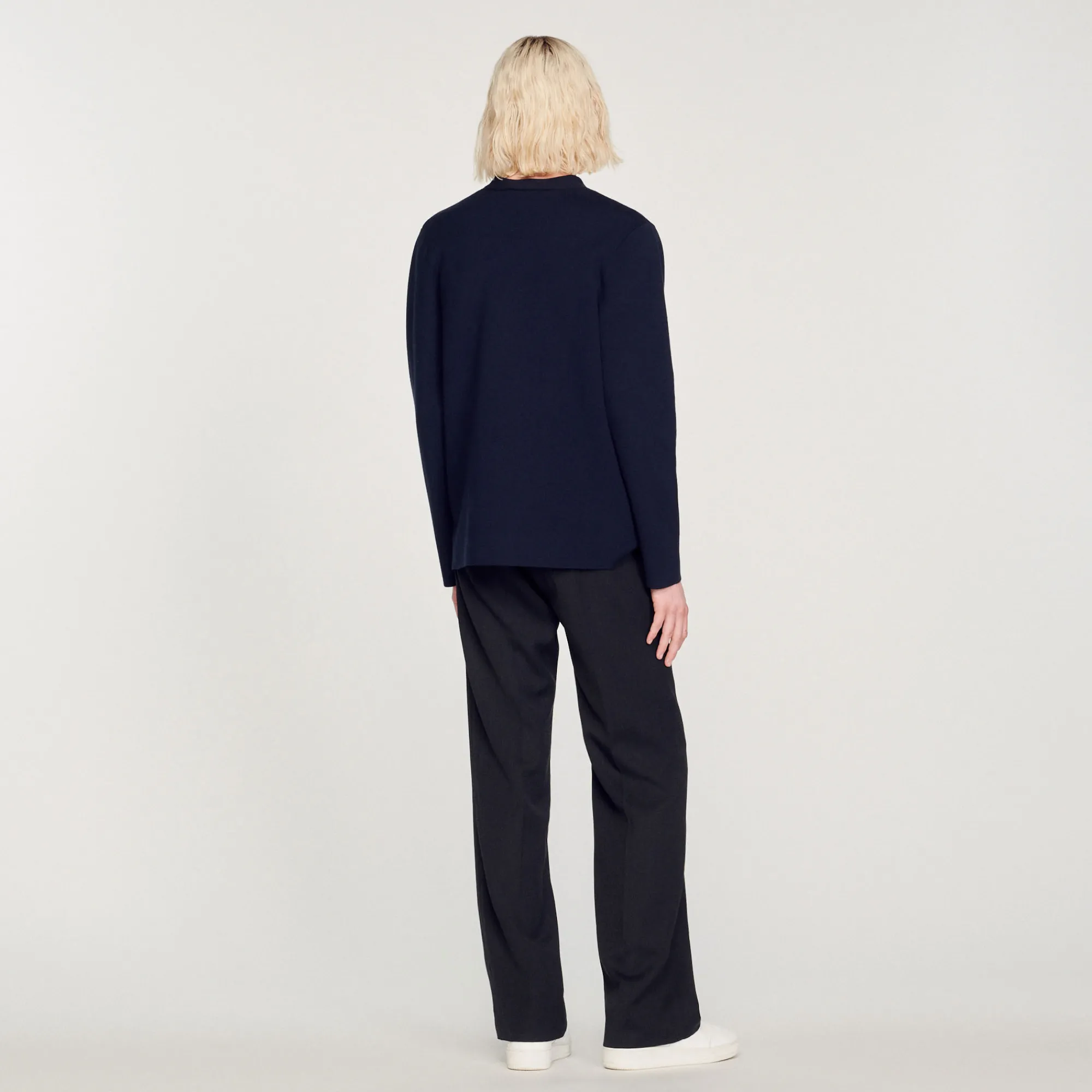 Cardigan Con Applicazione Floreale>Sandro Paris Cheap