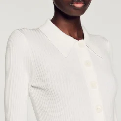 Cardigan Corto A Coste><noscript><img width=