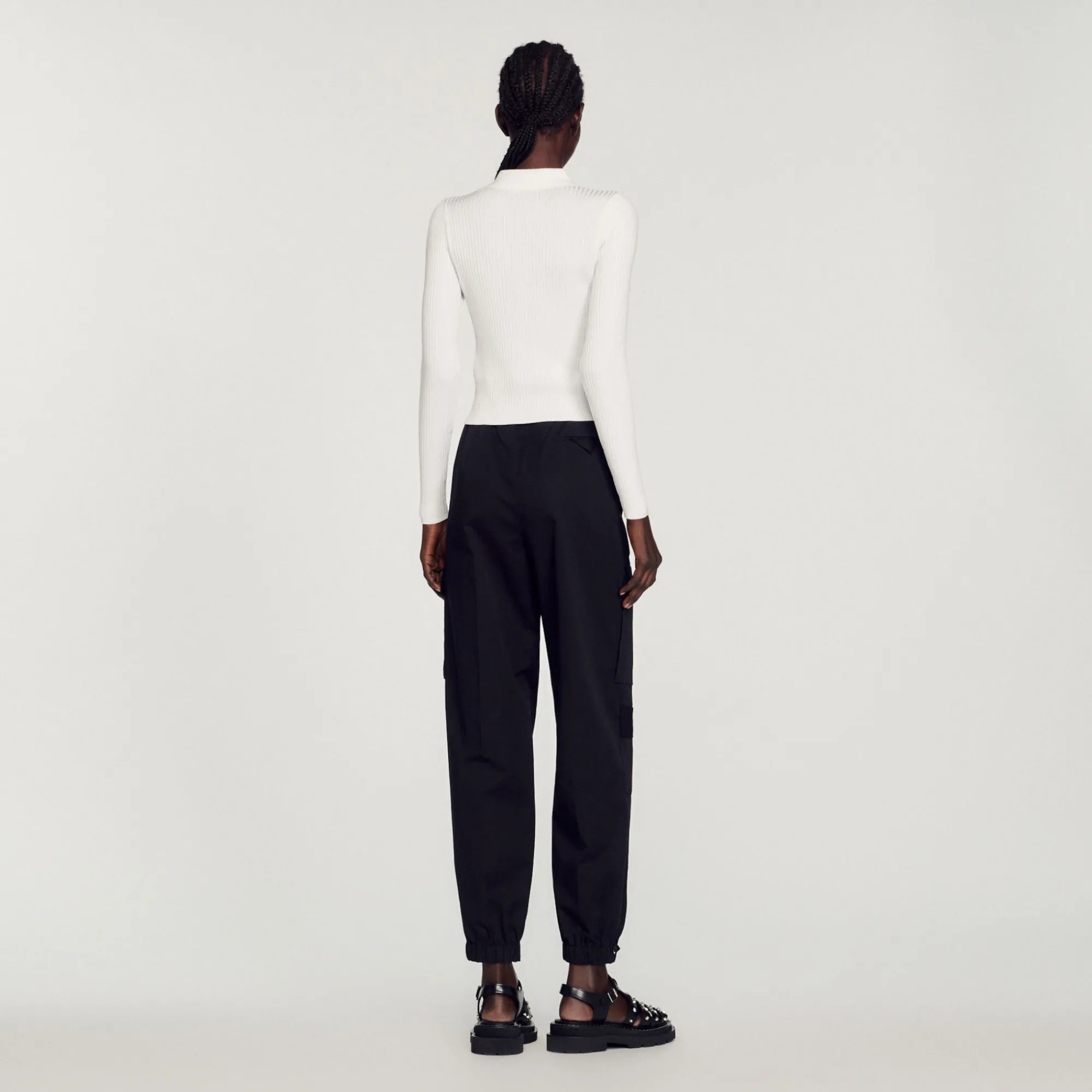 Cardigan Corto A Coste>Sandro Paris Online