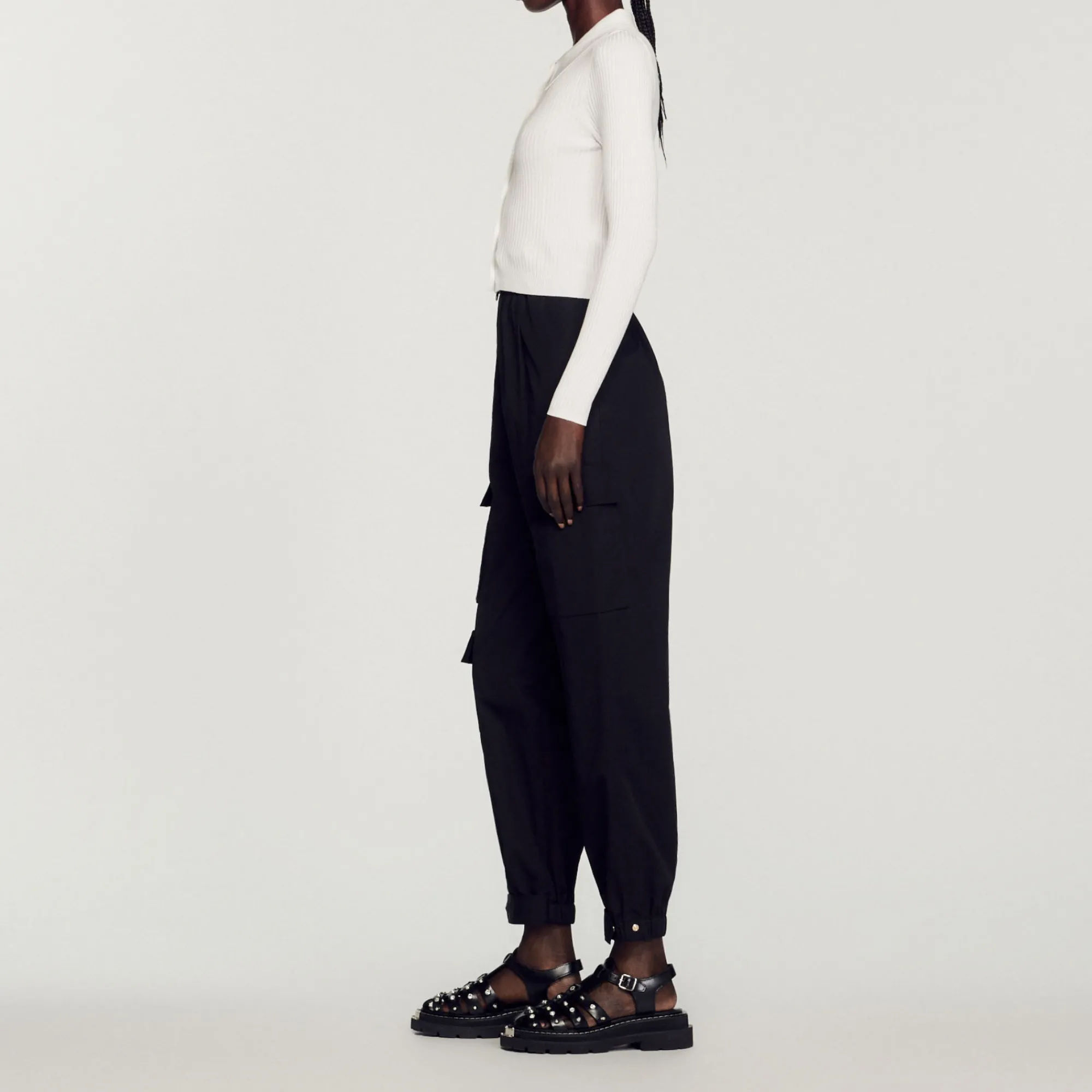 Cardigan Corto A Coste>Sandro Paris Online