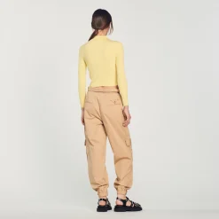 Cardigan Corto A Coste><noscript><img width=