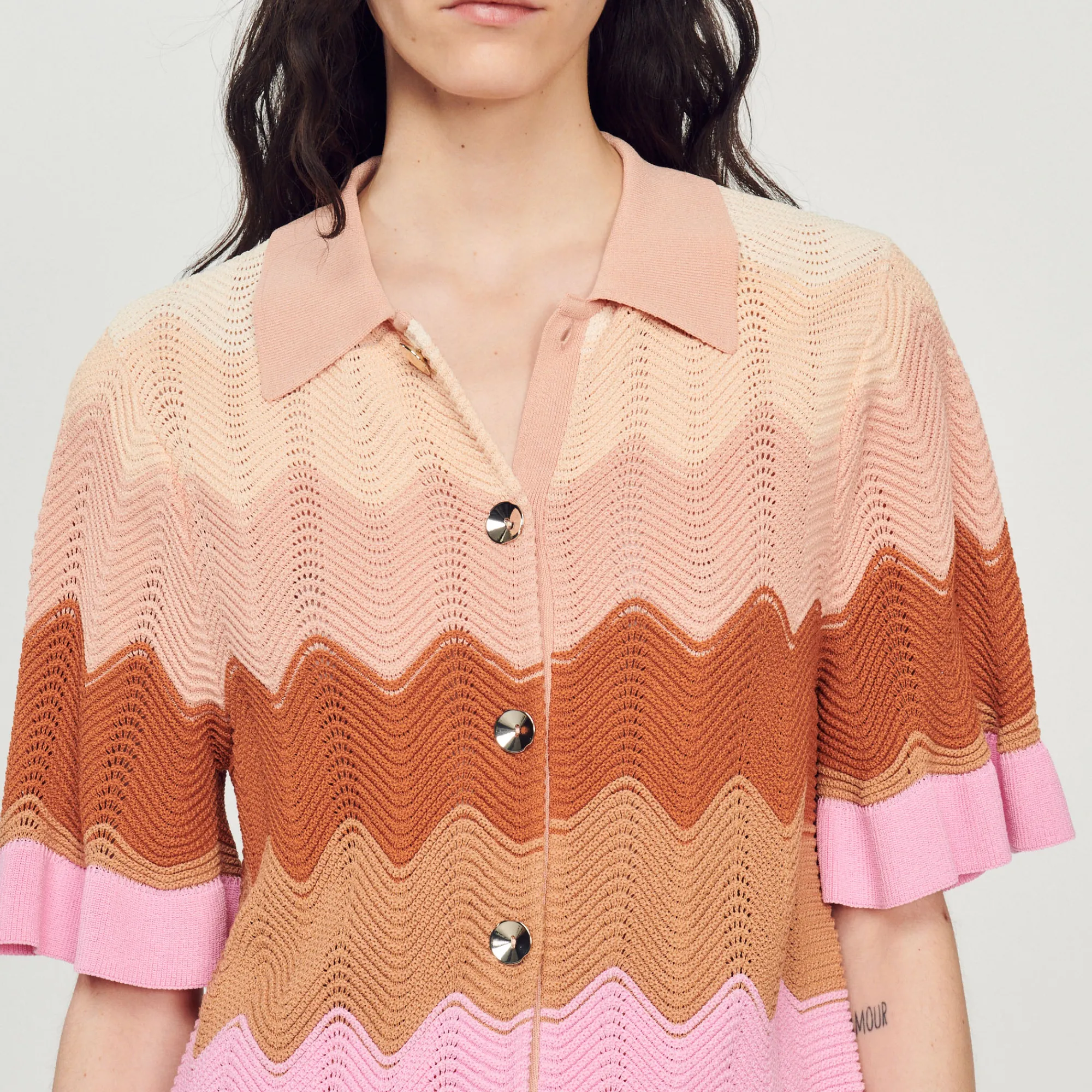 Cardigan In Maglia>Sandro Paris Outlet