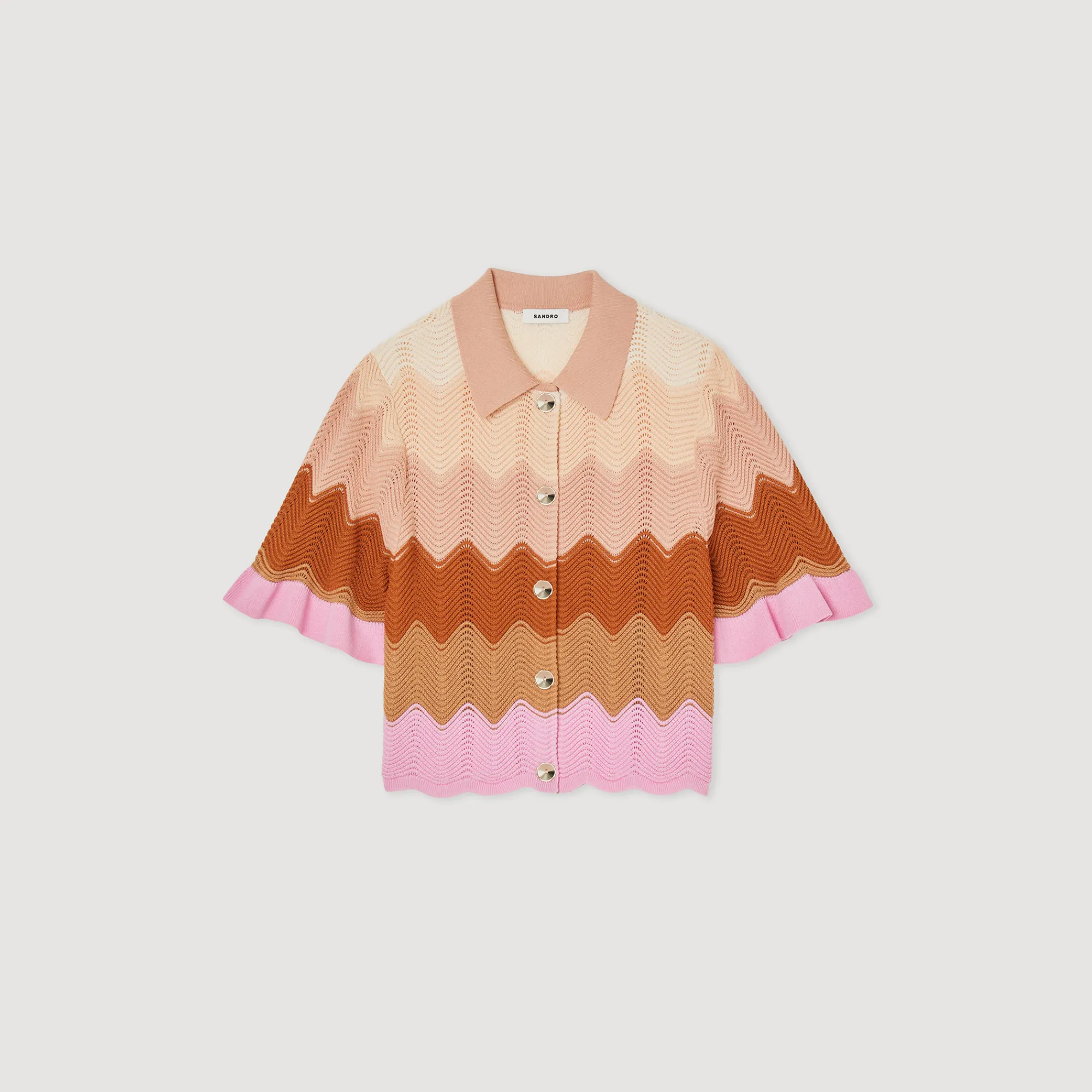 Cardigan In Maglia>Sandro Paris Outlet