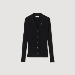 Cardigan In Viscosa Certificata><noscript><img width=