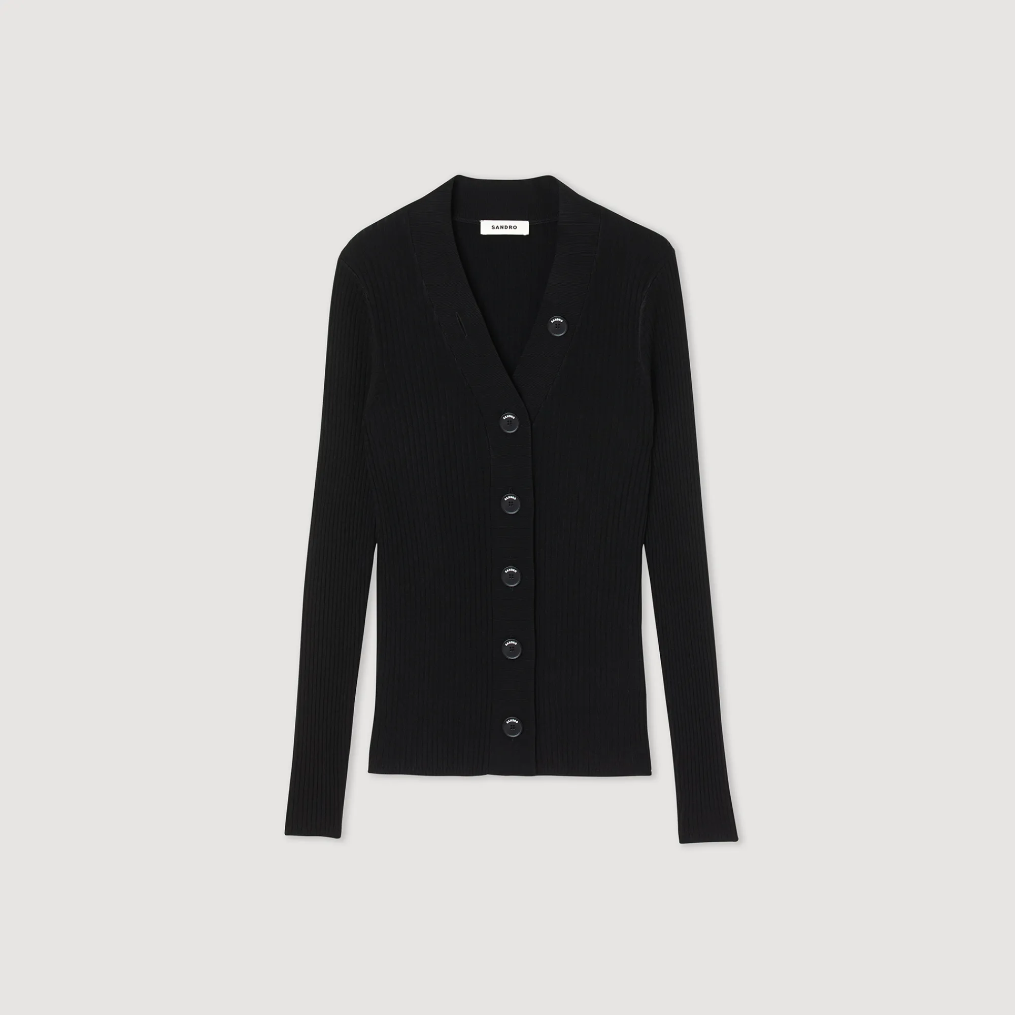 Cardigan In Viscosa Certificata>Sandro Paris New