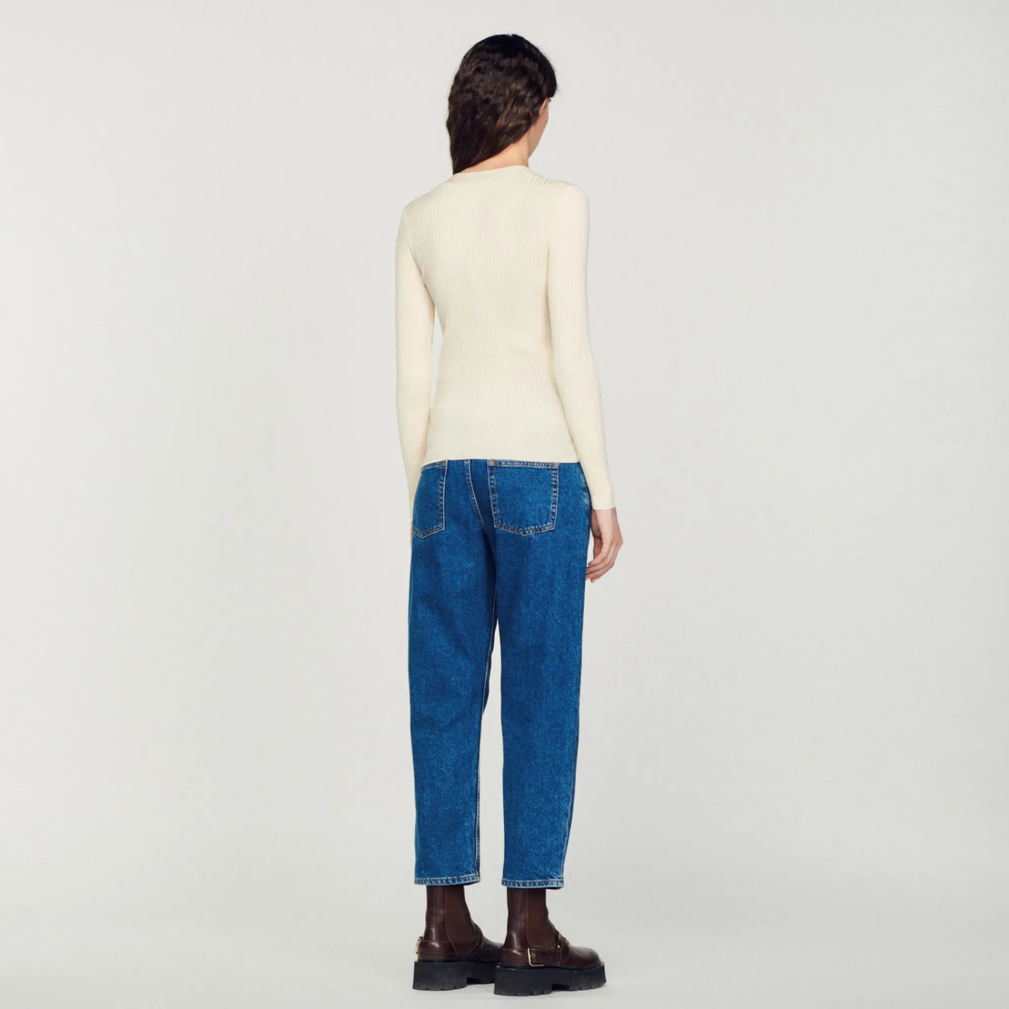Cardigan In Viscosa Certificata>Sandro Paris Fashion
