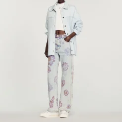 Cardigan-Cappotto In Denim E Maglia>Sandro Paris Online