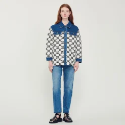 Cardigan-Cappotto In Maglia E Denim>Sandro Paris Best